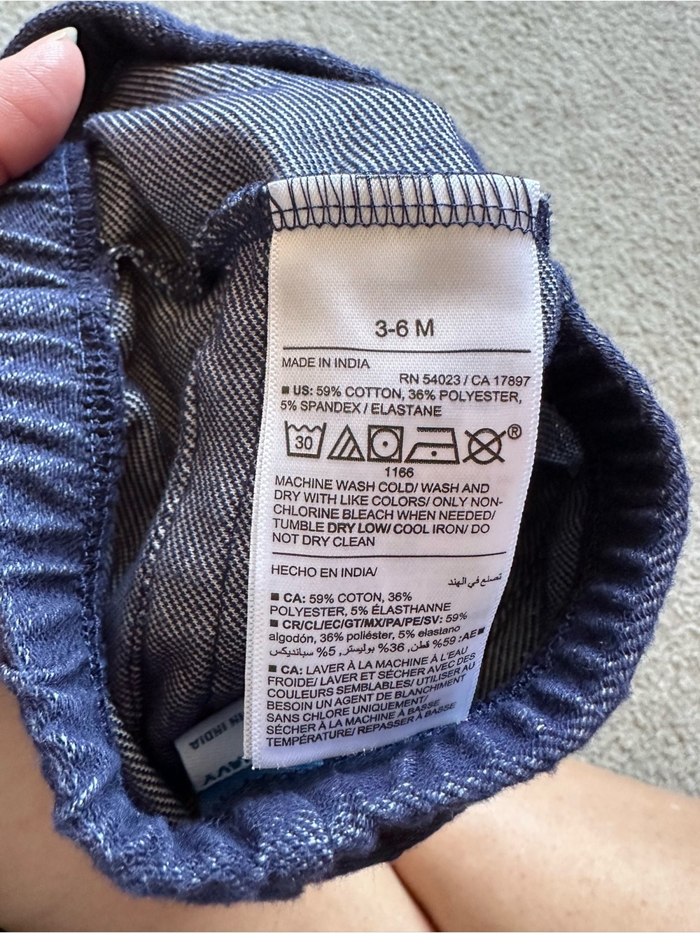 Old Navy Lot of 3 Ruffle Butt infant pants in green, blue, size black 3-6 months - Picture 5 of 13